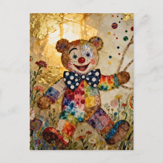 Zachte Clownbeer Briefkaart (Voorkant)