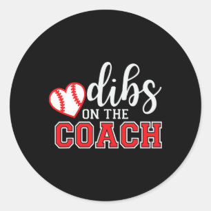Zachte Coach Papa Mama Dibs Op De Coach Verkoop Is Ronde Sticker
