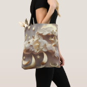 Zachte Crème Hemelmaansfasen Tote Bag (Dichtbij)
