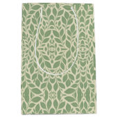 Zachte Crème & Salie Botanisch blad Medium Cadeauzakje (Voorkant)