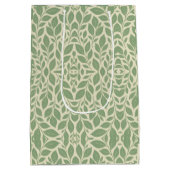 Zachte Crème & Salie Botanisch blad Medium Cadeauzakje (Achterkant)