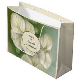 Zachte crème Witte pasta Hydrangea Floral Groot Cadeauzakje