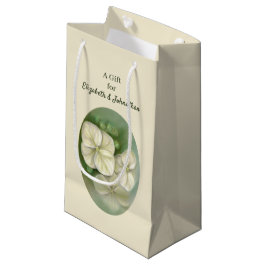 Zachte crème Witte pasta Hydrangea Floral Klein Cadeauzakje