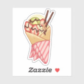 Zachte Crêpe Dessert Sticker (Vel)