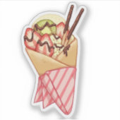 Zachte Crêpe Dessert Sticker (Voorkant)