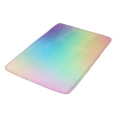 Zachte curmatische regenbooggradiënt badmat (Gekanteld)