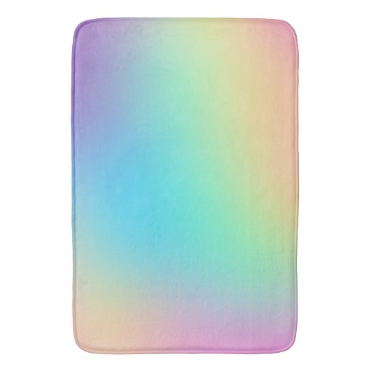 Zachte curmatische regenbooggradiënt badmat (Voorkant Verticaal)