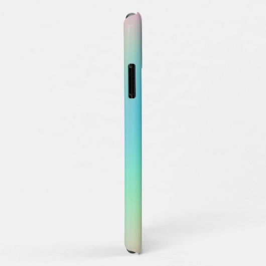 Zachte curmatische regenbooggradiënt Case-Mate iPhone case (Achterkant/rechts)