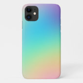 Zachte curmatische regenbooggradiënt Case-Mate iPhone case (Achterkant)