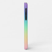 Zachte curmatische regenbooggradiënt Case-Mate iPhone case (Achterkant/links)