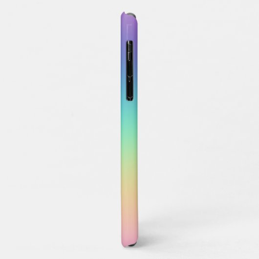Zachte curmatische regenbooggradiënt Case-Mate iPhone case (Achterkant/links)