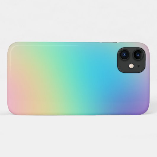 Zachte curmatische regenbooggradiënt Case-Mate iPhone case (Achterkant (horizontaal))