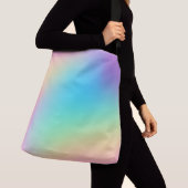 Zachte curmatische regenbooggradiënt crossbody tas (Dichtbij)