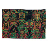 Zachte cyaan "voorouderlijk paradigma" Gezellige S Kussensloop (Achterkant)