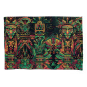 Zachte cyaan "voorouderlijk paradigma" Gezellige S Kussensloop (Voorkant)