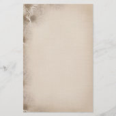 Zachte Daisies-grens Briefpapier (Voorkant)