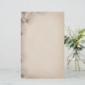 Zachte Daisies-grens Briefpapier (Staand voorkant)