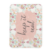 Zachte Deco III | Laat het goed Magneet (Verticaal)