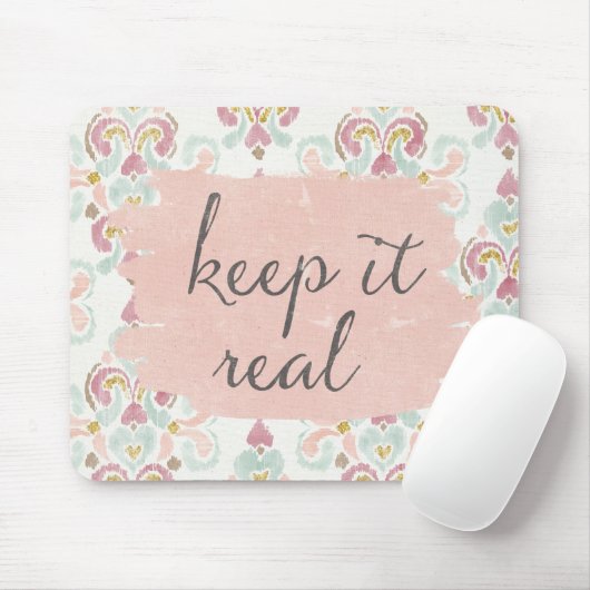 Zachte Deco III | Laat het goed Muismat (Met muis)