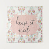 Zachte Deco III | Laat het goed Wandkleed (Voorkant (horizontaal))