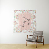 Zachte Deco III | Laat het goed Wandkleed (In situ)