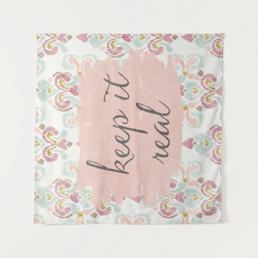 Zachte Deco III | Laat het goed Wandkleed (Voorkant)