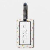 Zachte Deco IV | Good Vibes Bagagelabel (Achterkant verticaal)