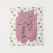 Zachte Deco IV | Good Vibes Wandkleed (Voorkant)