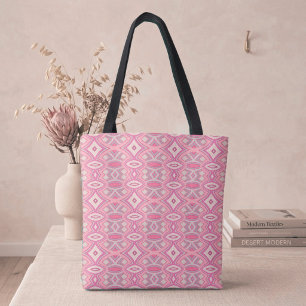 Zachte diamant- en ovaalsymmetrie tote bag