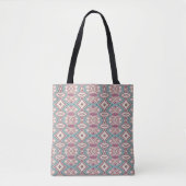 Zachte diamant- en ovaalsymmetrie tote bag (Voorkant)