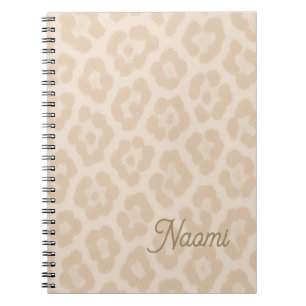 Zachte dier luxe patroon warm notitieboek