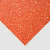 Zachte, donkere Oranje glitterafdrukken Tissuepapier (Detail)