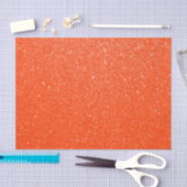 Zachte, donkere Oranje glitterafdrukken Tissuepapier (Craft)