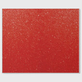 Zachte, donkere rode glitter afdrukken cadeaupapier (Vlak)