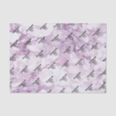 Zachte donkerpaarse marmeren tissue paper tissuepapier (Voorkant)