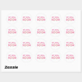 Zachte Donut Beterschap Ronde Sticker (Vel)
