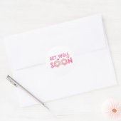 Zachte Donut Beterschap Ronde Sticker (Envelop)