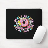 Zachte Donut Met Potlood Pret Terug Naar School Muismat (Met muis)