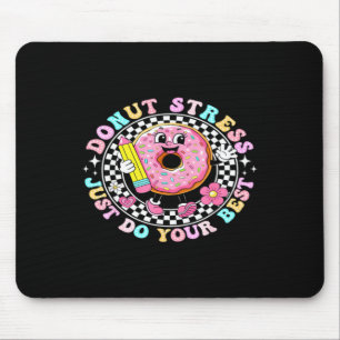 Zachte Donut Met Potlood Pret Terug Naar School Muismat