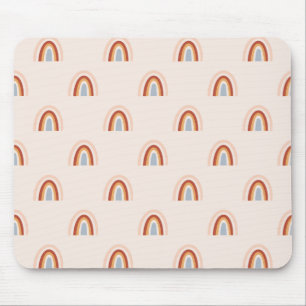Zachte Doodle Regenboog Patroon Muismat