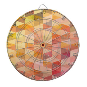 Zachte Driehoek Geometrisch Patroon Dartbord