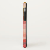 Zachte Driehoek Geometrisch Patroon | Met Monogram Case-Mate iPhone Case (Achterkant/links)