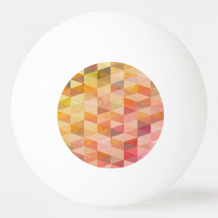 Zachte Driehoek Geometrisch Patroon Pingpongbal