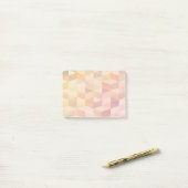 Zachte Driehoek Geometrisch Patroon Post-it® Notes (Op bureau)
