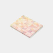 Zachte Driehoek Geometrisch Patroon Post-it® Notes (Schuin)