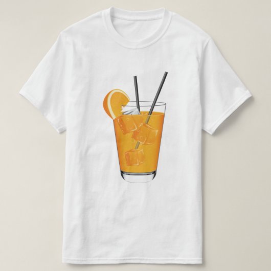 Zachte Drink Oranje Juice T-Shirt (Design voorkant)