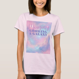 Zachte Dromerige Pastel Roze Blauwe Kosmische Melk T-shirt