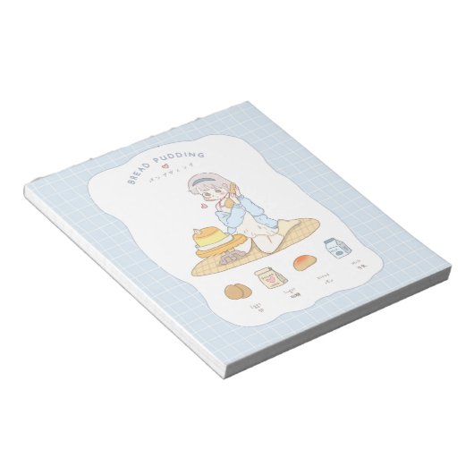 ✩°。⋆⸜ 🌸 Zachte Droompudding 🌸 ⸝⋆。°✩ Notitieblok (Schuin)