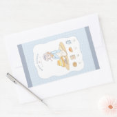 ✩°。⋆⸜ 🌸 Zachte Droompudding 🌸 ⸝⋆。°✩ Rechthoekige Sticker (Envelop)