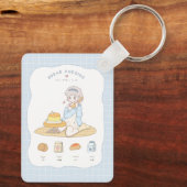 ✩°。⋆⸜ 🌸 Zachte Droompudding 🌸 ⸝⋆。°✩ Sleutelhanger (Achterkant)